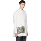 Acne Studios White Mosippa CTN Forest Shirt