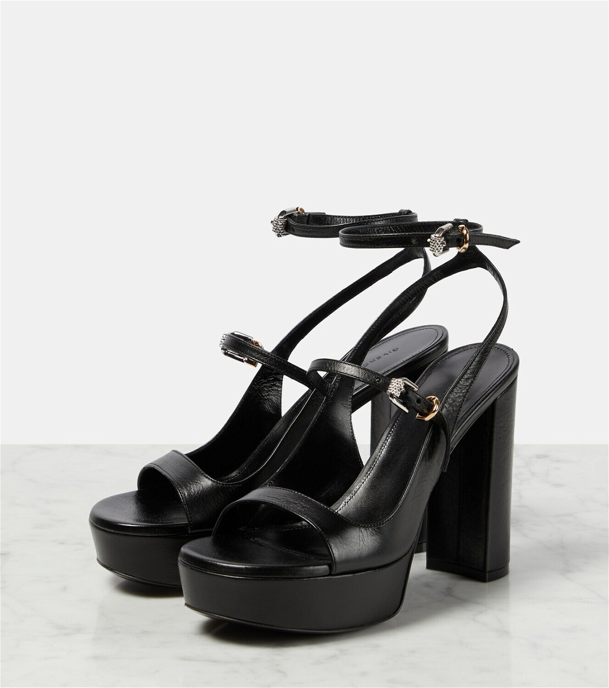 Givenchy Voyou leather platform sandals Givenchy
