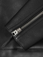 TOM FORD - Slim-Fit Full-Grain Leather Jacket - Black