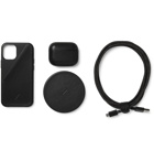 NATIVE UNION - Leather iPhone 12 Mini Accessories Bundle - Black