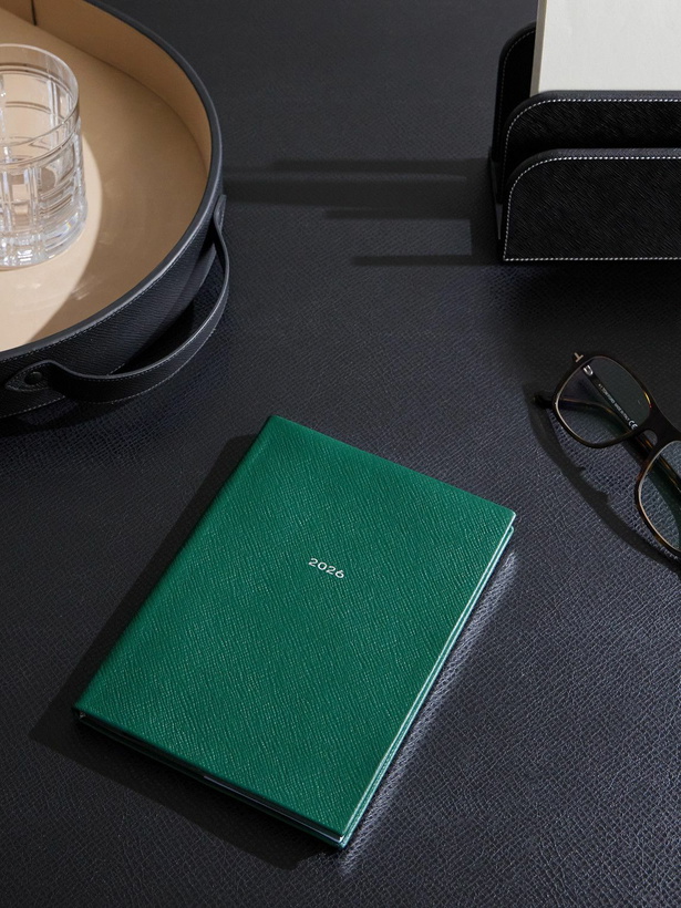 Photo: Smythson - 2026 Soho Panama Cross-Grain Leather Notebook