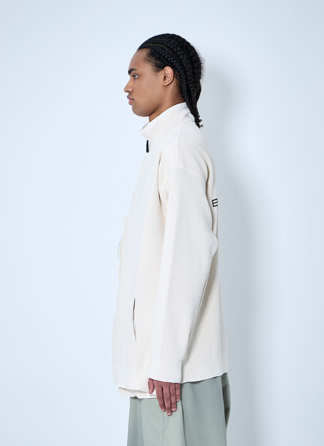Balenciaga Interwined Zip-Up Sweater