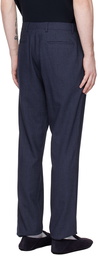 PS by Paul Smith Blue Check Trousers