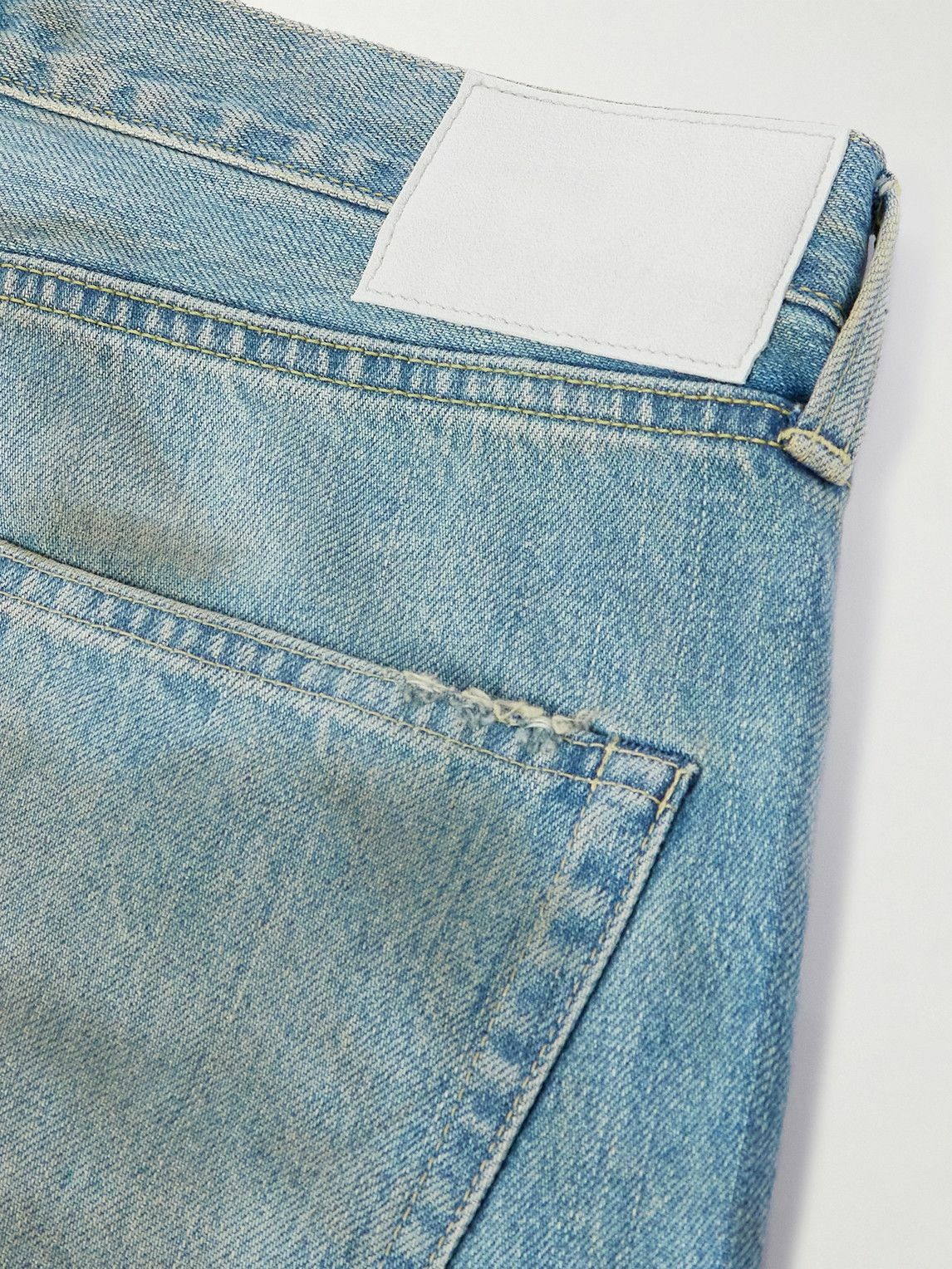 ssstein - Wide-Leg Distressed Jeans - Blue
