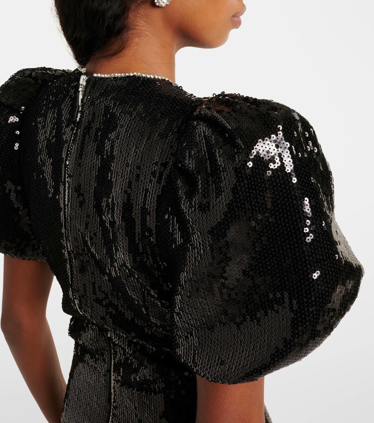 新作【Rebecca Vallance】Lena sequined minidress Rebecca Vallance Lena bow-detail sequined minidress Rebecca