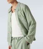 Bode Sylvan striped silk shirt