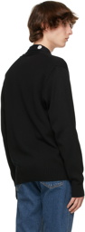 WACKO MARIA Black Classic 'Guilty Parties' Cardigan