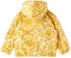 Versace Baby White & Gold Barocco Jacket