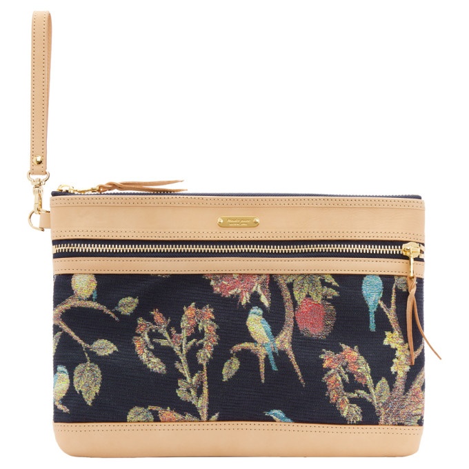 Photo: Master-Piece Co Pink and Navy Floral Pouch