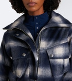 Cordova Telluride checked wool-blend ski suit