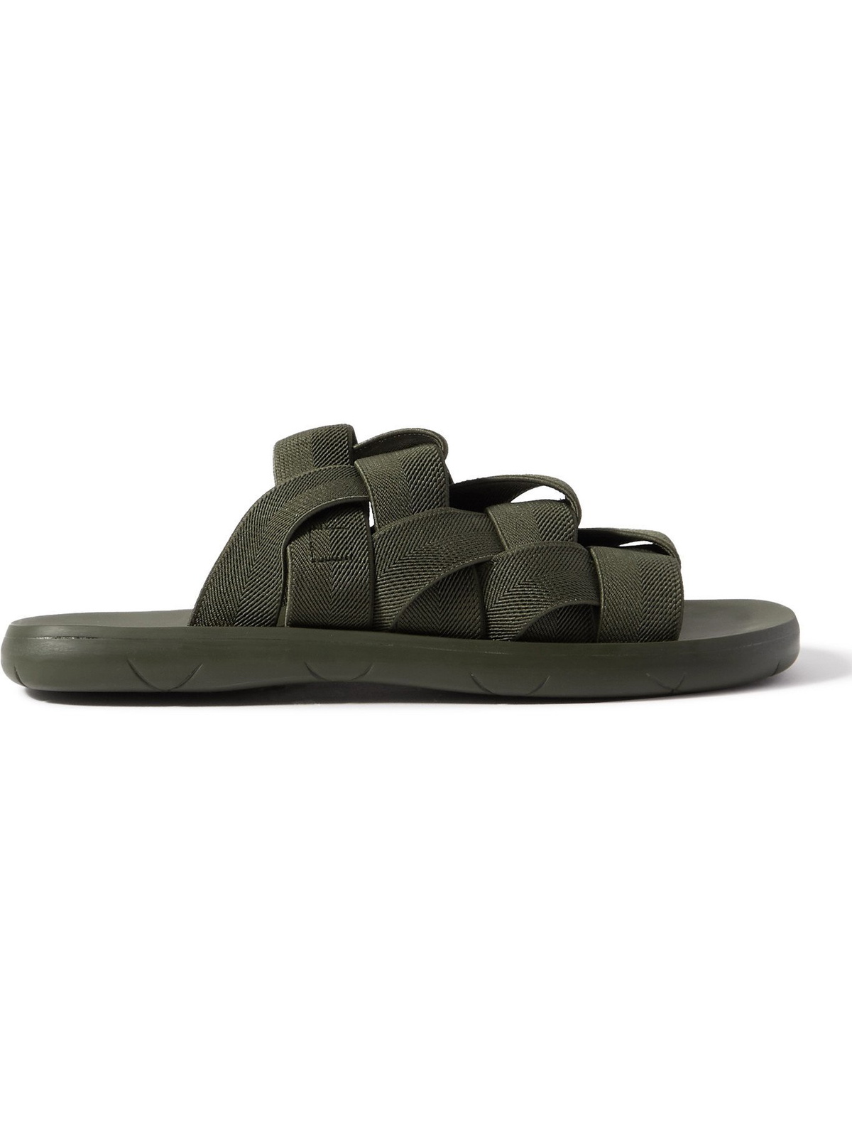 BOTTEGA VENETA - Intrecciato Canvas Slides - Green - EU 41 Bottega ...