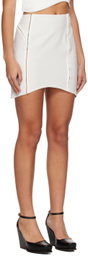 Anna October White Madi Miniskirt