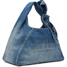 Marc Jacobs Blue 'The Bow Denim Sack' Bag