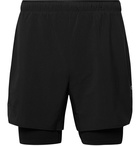 Reigning Champ - Performance Perforated Stretch-Shell Shorts - Black