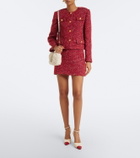 Roger Vivier Pilgrim Micro shearling shoulder bag