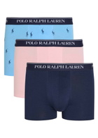 Polo Ralph Lauren Classic Stretch-cotton Trunks set of Three Multicoloured