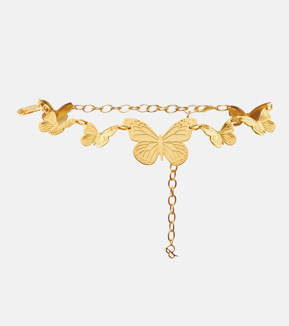 【関税込み】Blumarine ゴールド Butterfly ベルト Blumarine GOLD/BUTTERFLY BELT - BLACK | Garmentory