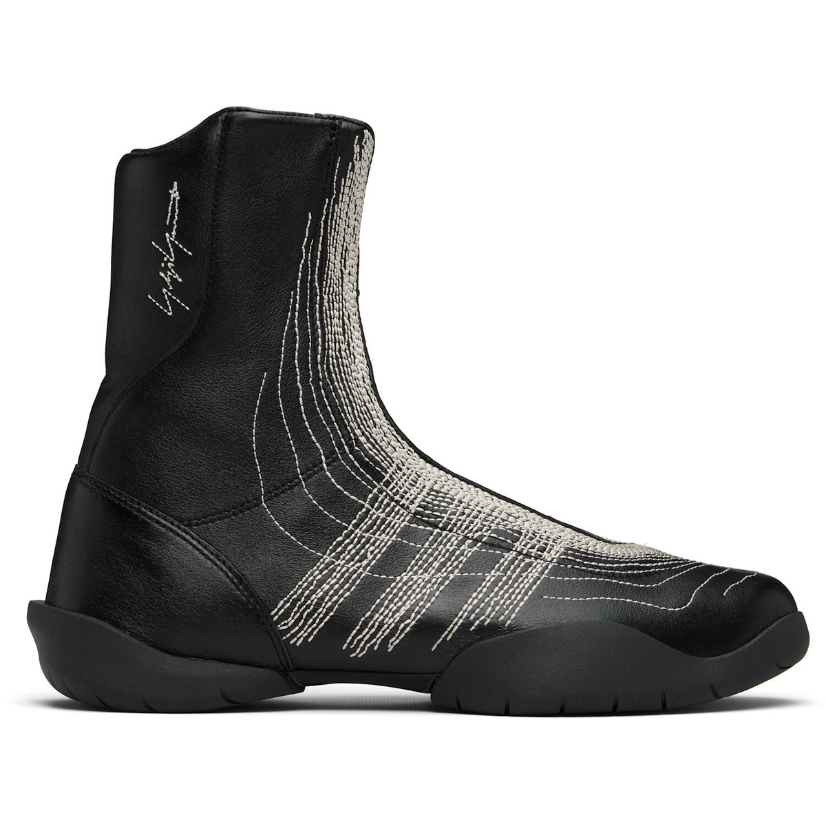 Y-3 Black Regu Hi Sneakers