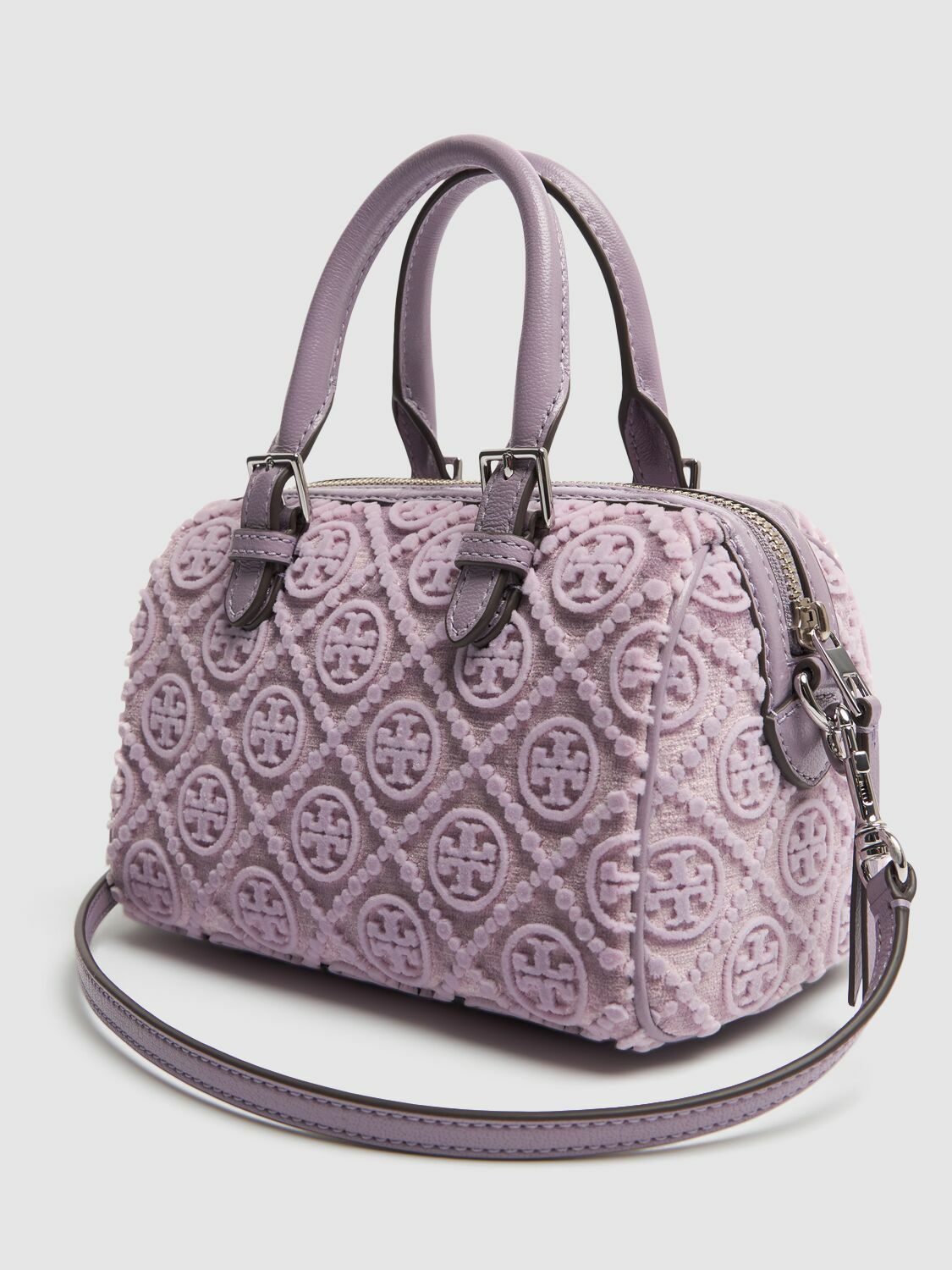 良質  BURCH TORY T Burch Tory Bag Barrel Petite Coupé Fil Monogram バッグ