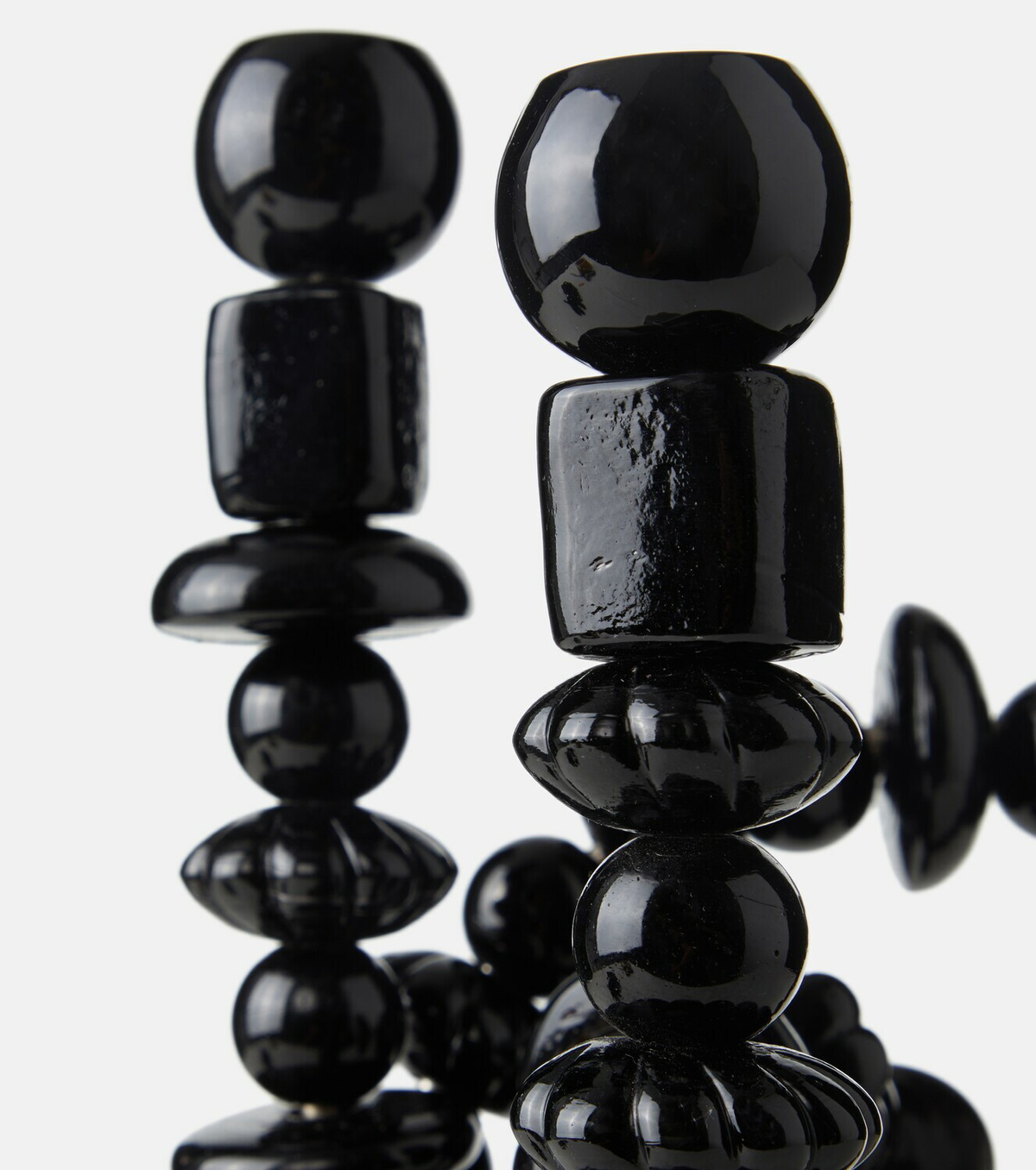 Polspotten Beads glass candle holder