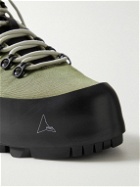 ROA - CVO Rubber-Trimmed Canvas Hiking Boots - Green