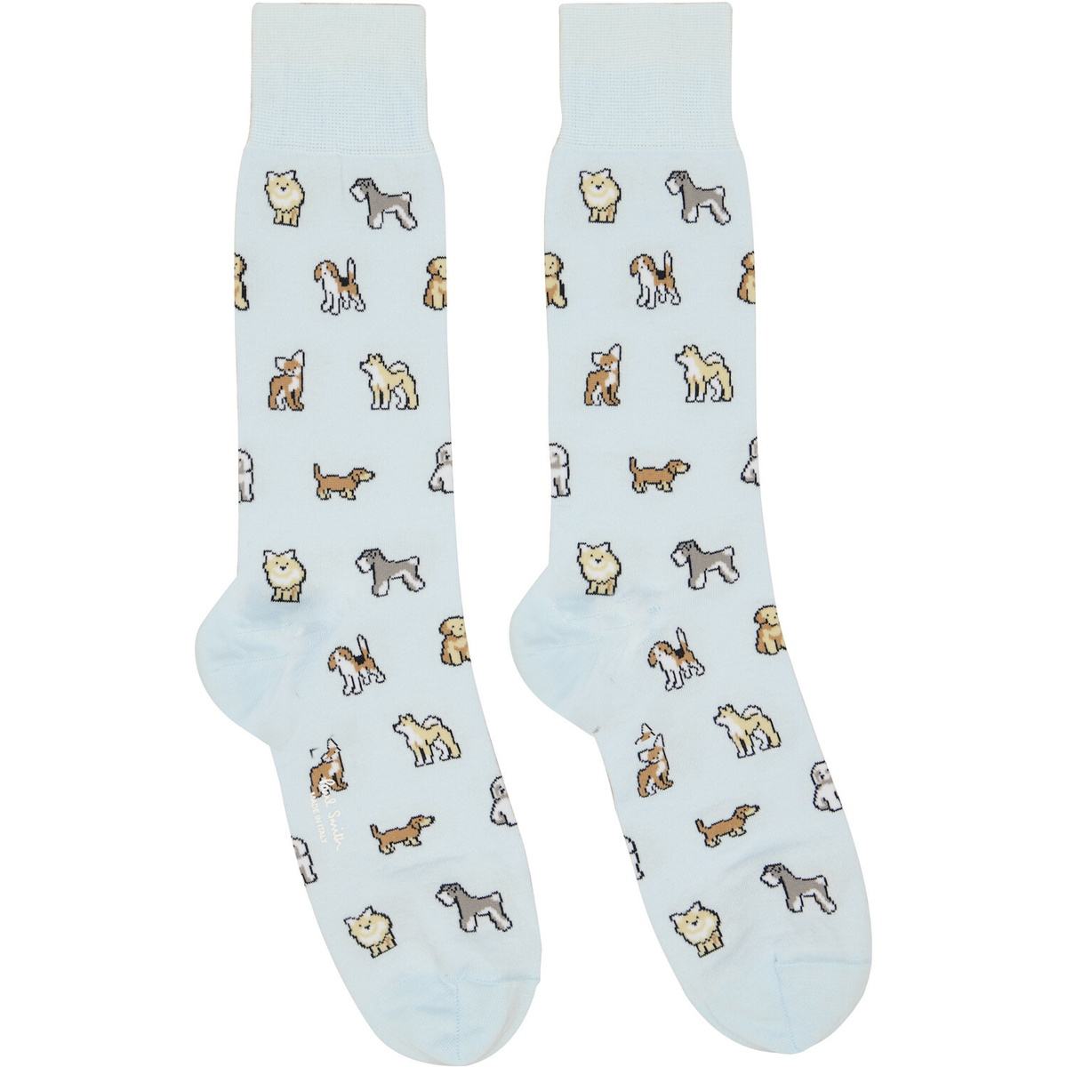 Paul Smith Three-Pack Multicolor Printed-Graphic Socks