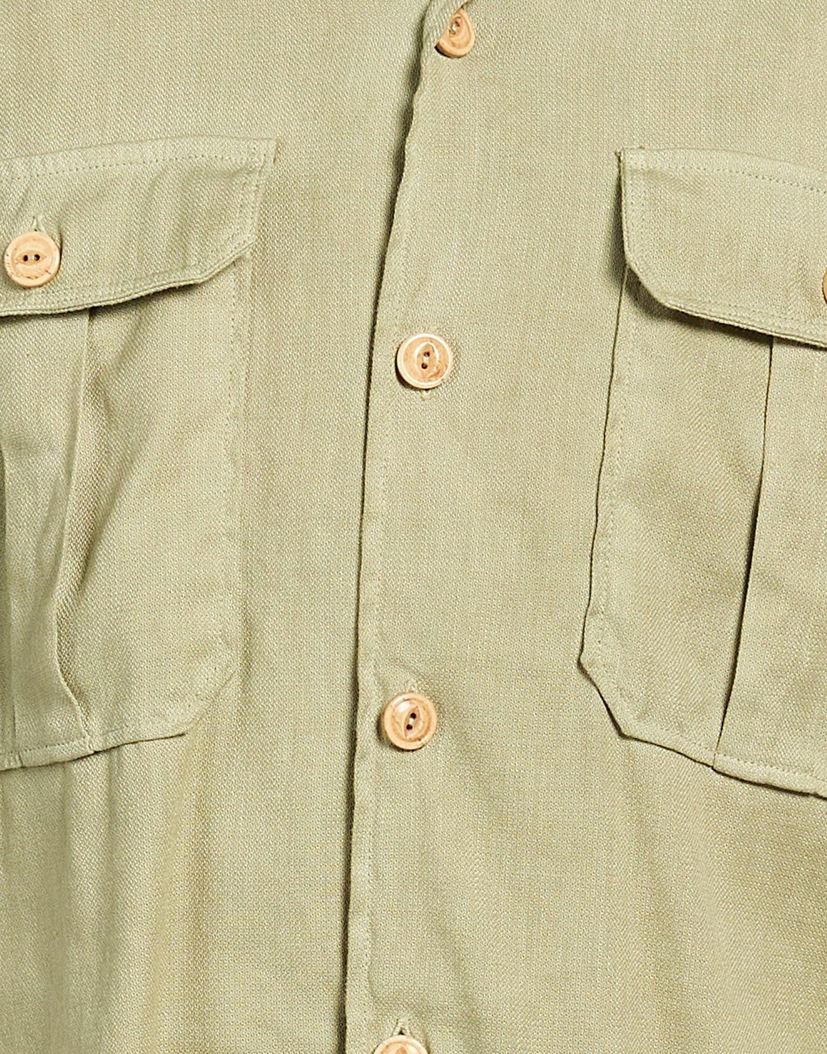Eleventy Mens Shirt in Sage green