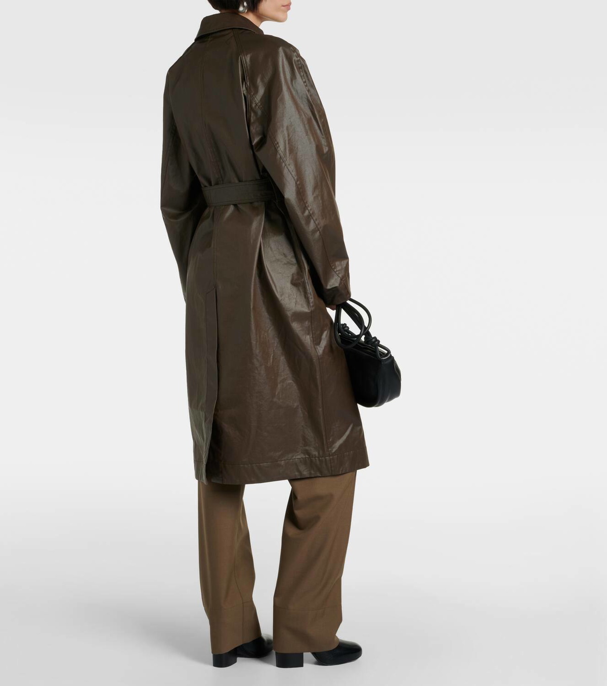 Lemaire Coated cotton raincoat