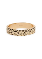 Coach Logo Embellished Bracelet - Gold - One Size