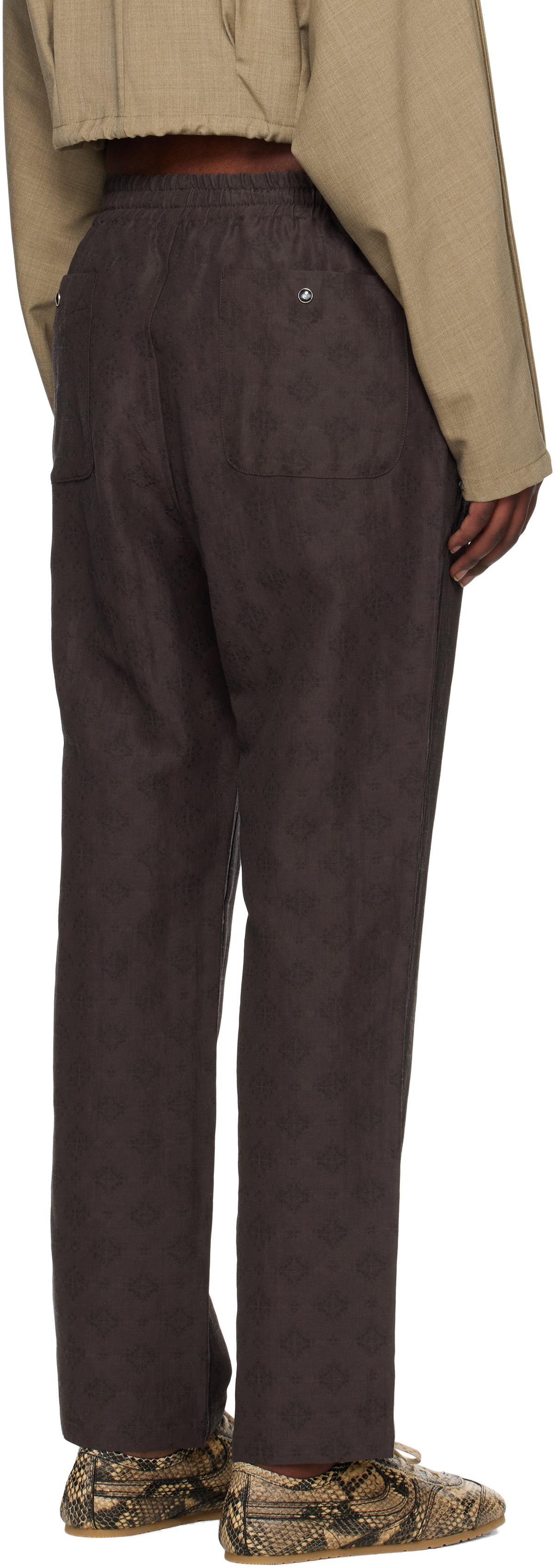 NEEDLES Brown String Cowboy Lounge Pants Needles