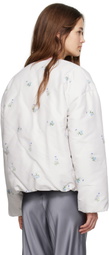 Sleeper White Ukiyo Puffer Jacket