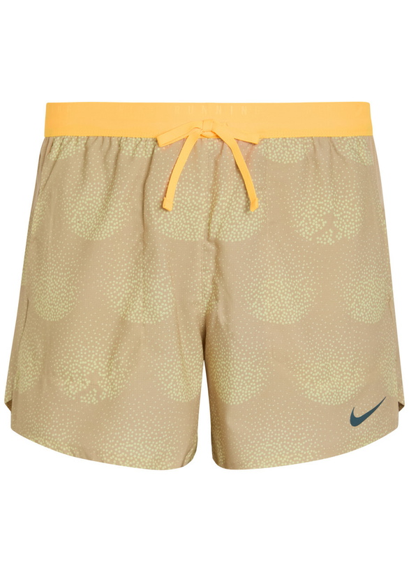 Photo: Nike Stride Dri-fit 5" Printed Running Shorts Beige