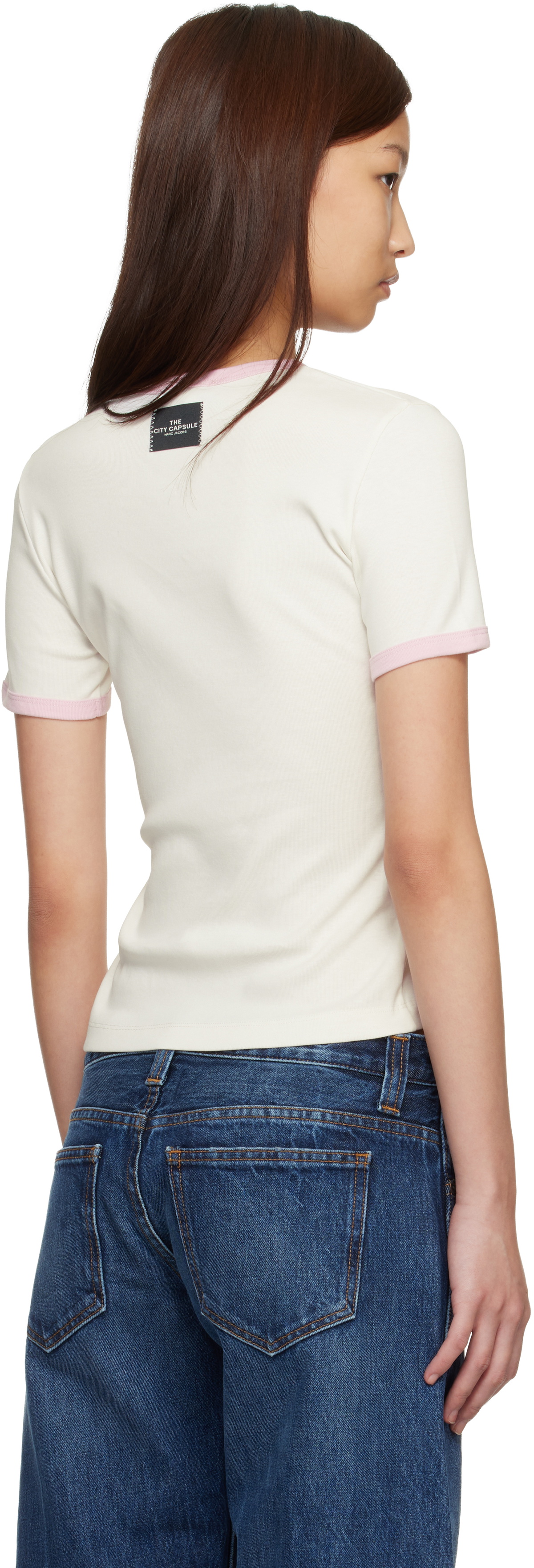 Marc Jacobs SSENSE Exclusive White 'The Paris' City T-shirt
