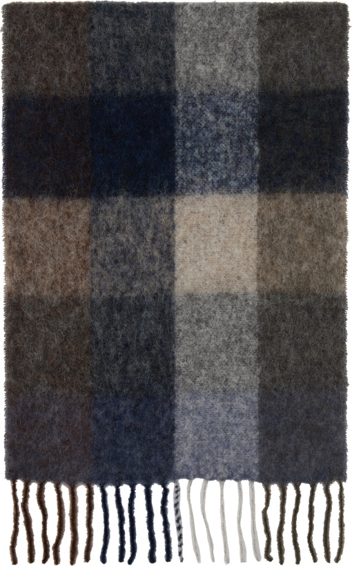 Photo: Holzweiler Blue & Brown Fresia Scarf