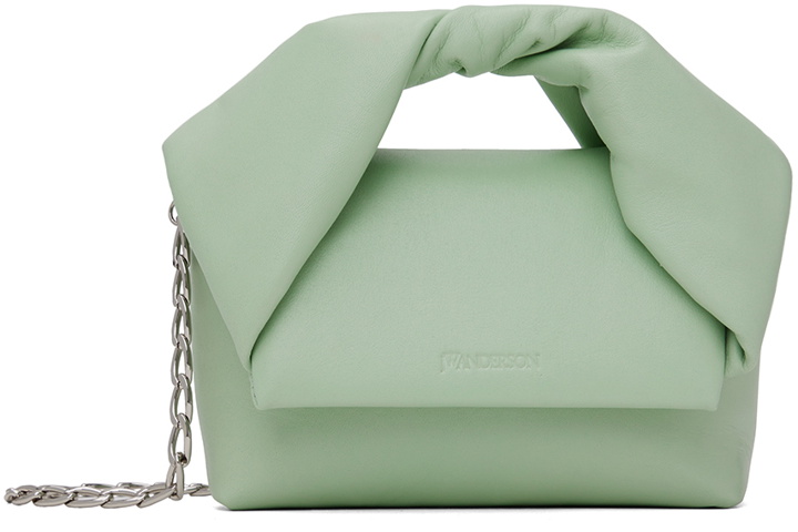 Photo: JW Anderson Green Small Twister Leather Top Handle Bag