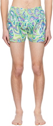 Jacquemus Green Le Papier 'Le Caleçon' Boxers