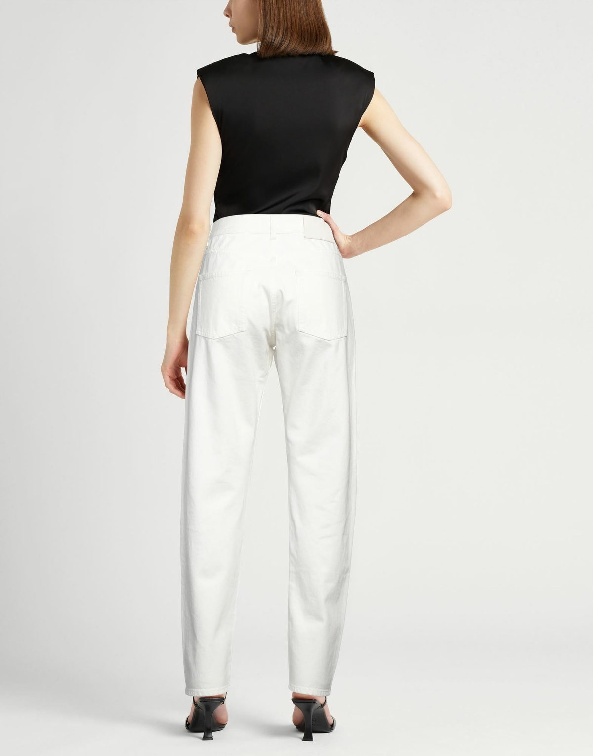 Loulou Studio Womens Jeans Ivory