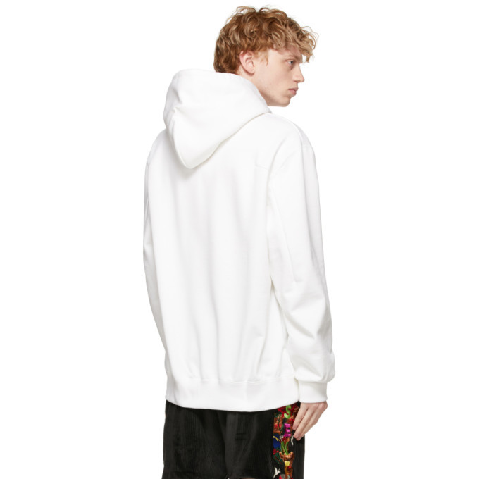 Doublet White Not Birthday Embroidery Hoodie Doublet