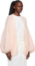 TOTEME Pink Puffed Cardigan