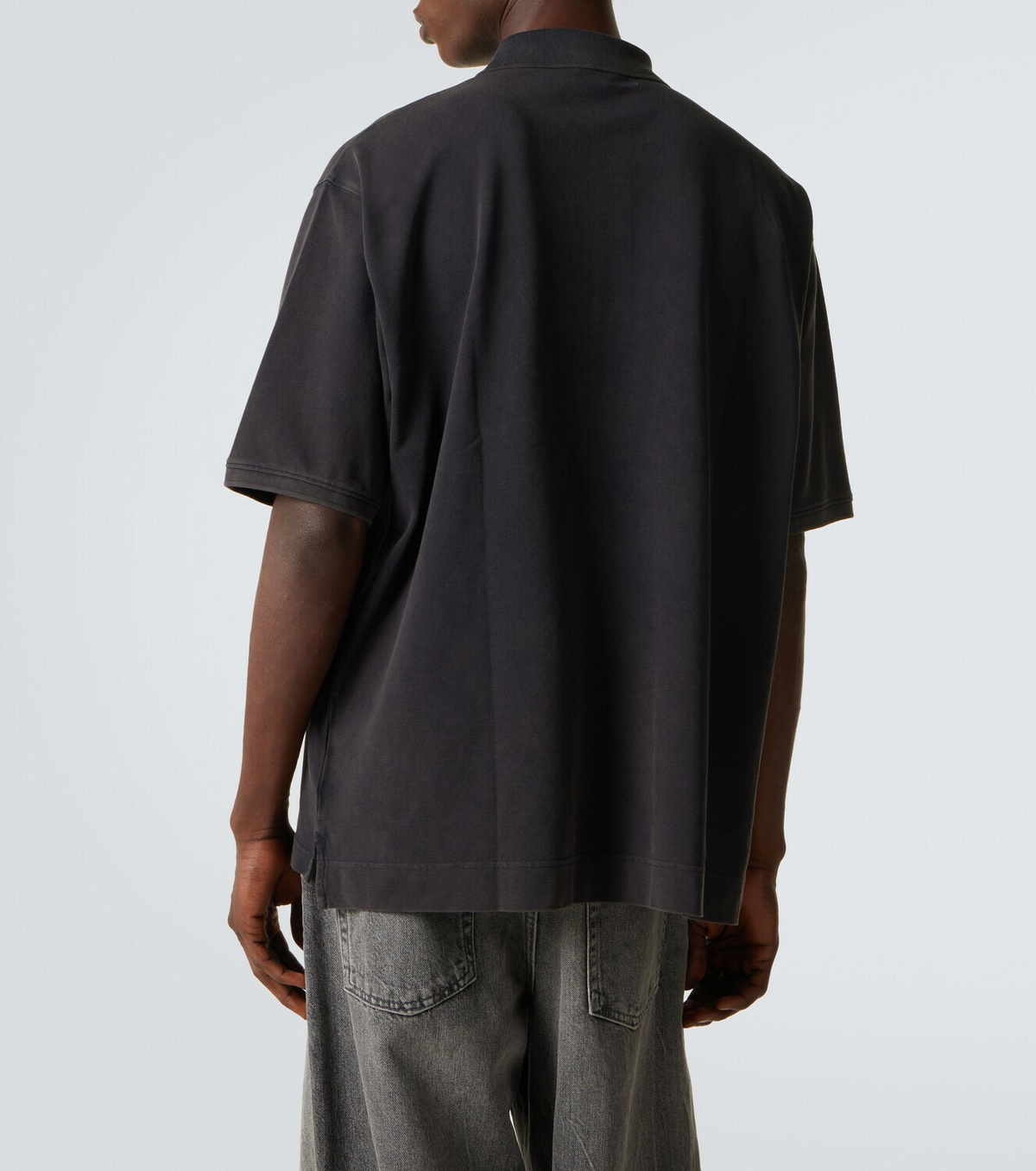 Acne Studios Cotton piqué polo shirt