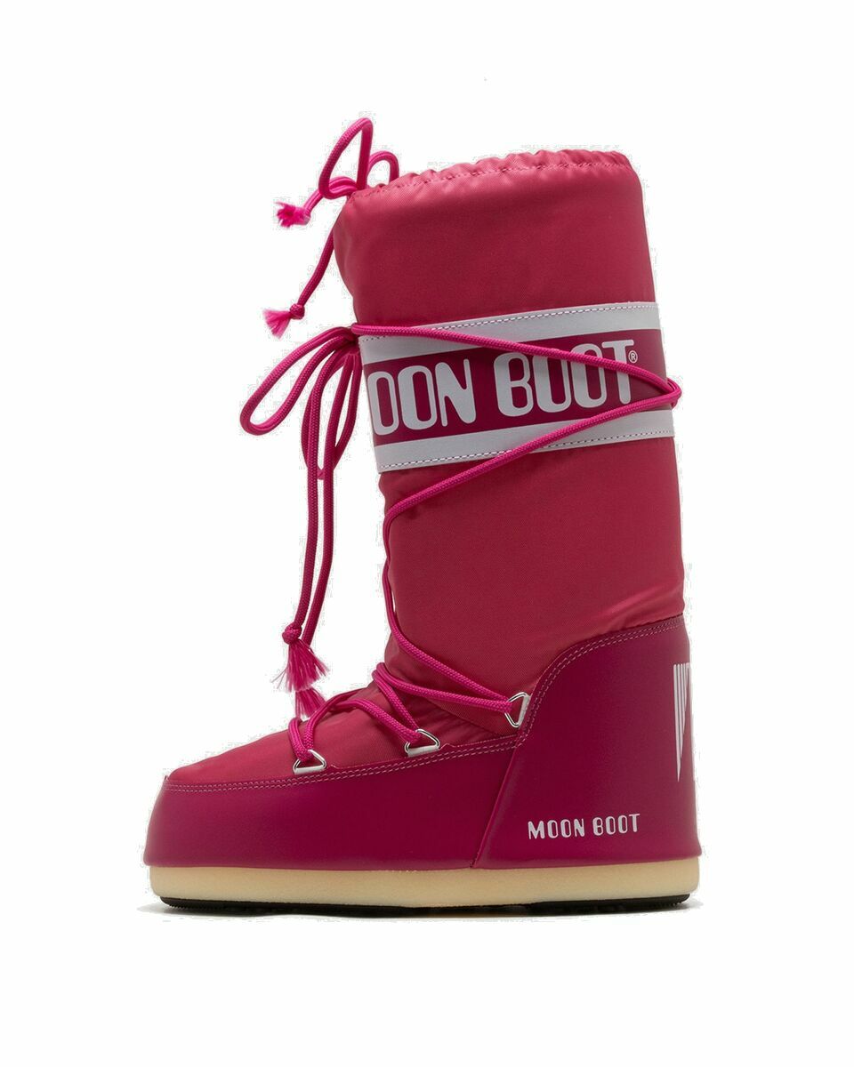 Photo: Moon Boot Icon Nylon Pink - Mens - Boots