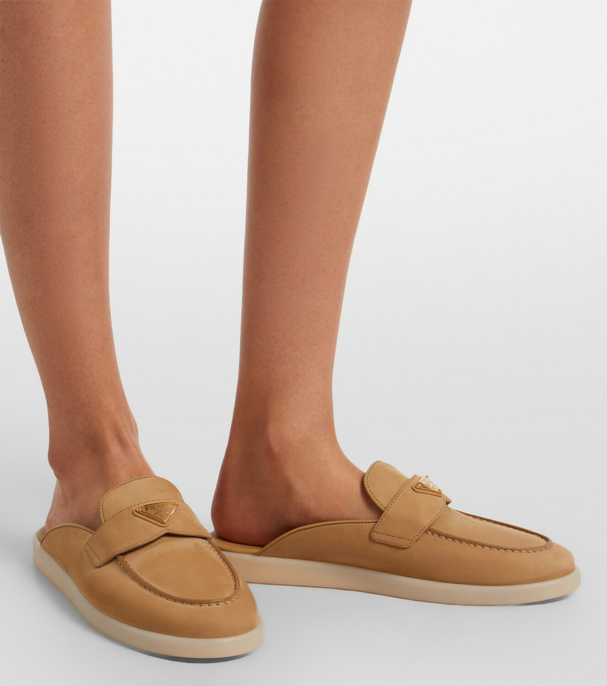 Prada Suede mules