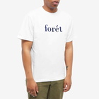 Foret Men's Resin Multi T-Shirt in White/Blue