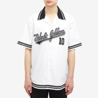 Dolce & Gabbana Men's Baseball Vacation Shirt in Black/White