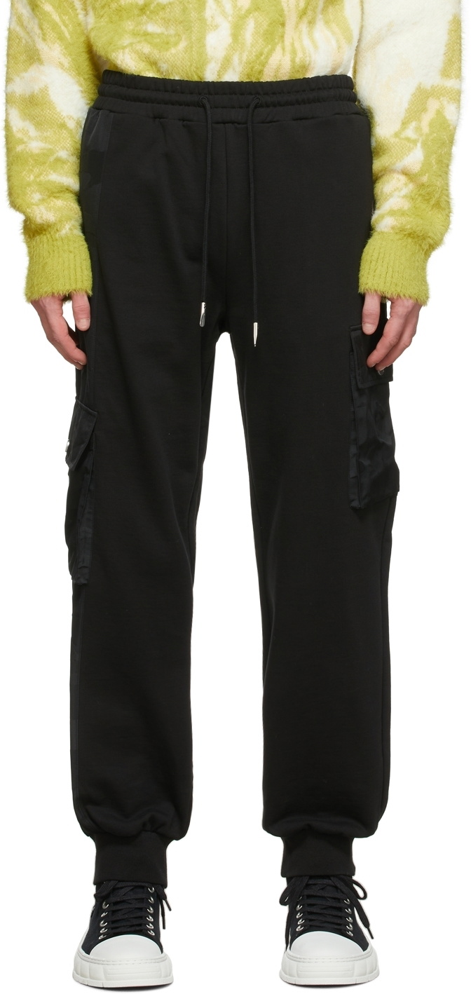 Feng Chen Wang Black Camo Cargo Pants Feng Chen Wang