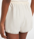 Posse Perla lace-trimmed shorts