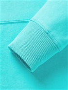 Acne Studios - Franklin Oversized Logo-Print Cotton-Jersey Hoodie - Blue
