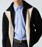 Valentino Virgin wool zip-up sweater