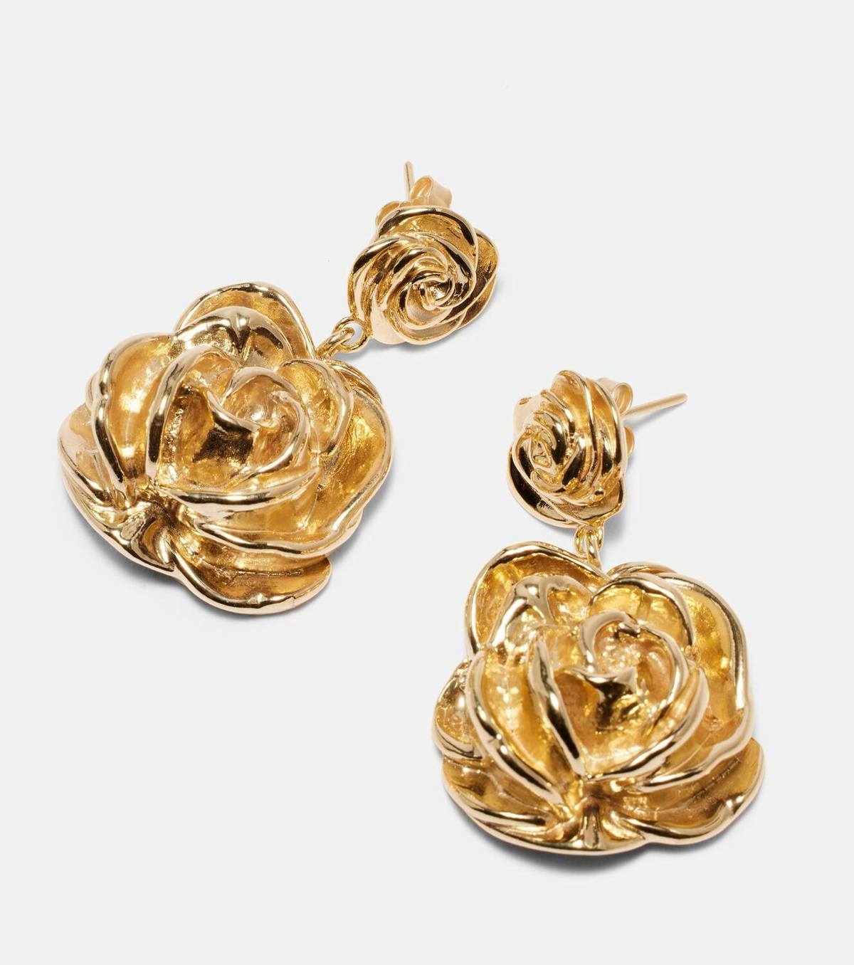 Magda Butrym Floral gold-plated drop earrings
