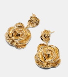 Magda Butrym Floral gold-plated drop earrings